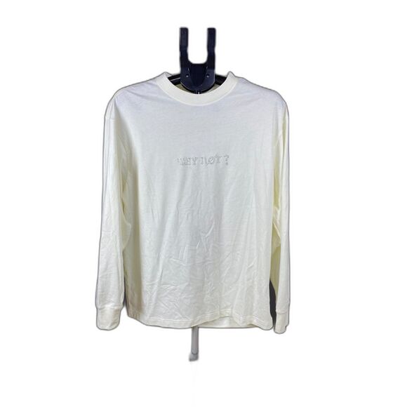 Jordan Why Not Long Sleeve T-Shirt Women’s Size L White Graphic Top - Picture 2 of 7